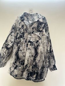 Abstract Print Long Sleeve Shirt