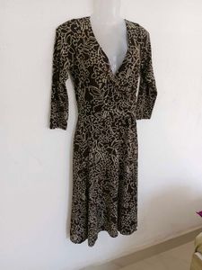 Floral Print Wrap Dress