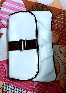 White Leader Purse