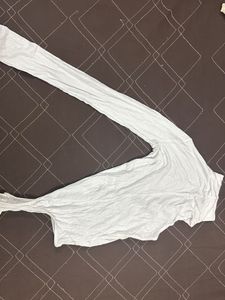 White Long Sleeve Top