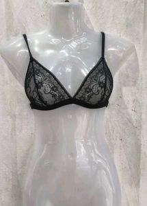 11258. Black Lace Bralette