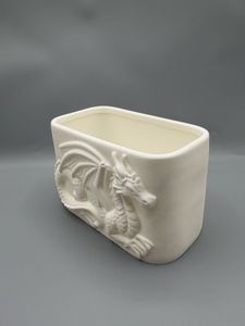 Dragon Carved  Pen Holder
