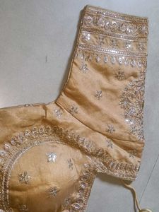 Embellished golden Blouse