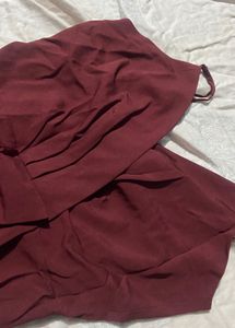 Burgundy Maxi Slip Dress