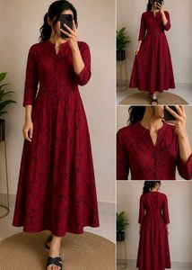 Elegant Red Kurta