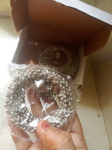 Silver Beaded Bracelets