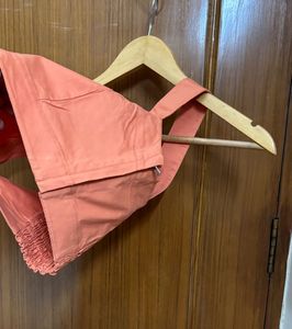 Orange Cropped Tank Top