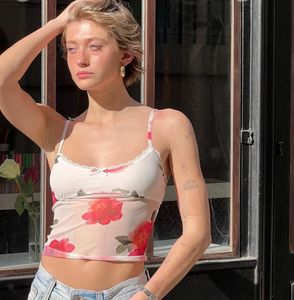 Sheer Floral Cami Top