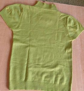 "Vintage Green Knit Top"