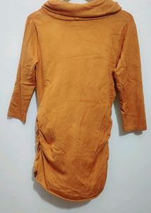 Musturd Color Winter Top
