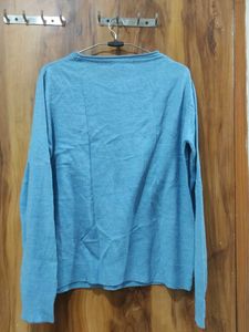 Blue Crew Neck Sweater