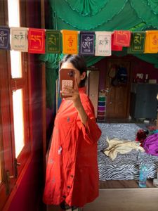 Orange Polo Shirt Tunic