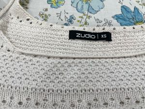 Chic White Crocheted Tank Top