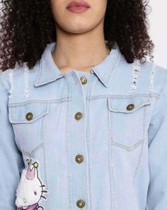 Cute Hello Kitty Denim Jacket