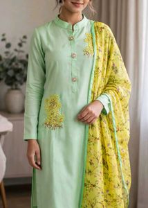 kurti pant dupatta set