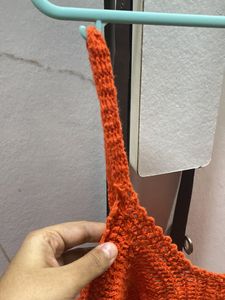 Crop Top Orange Color