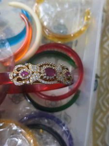 Colorful Plastic Bangle Bracelets (Lot of 9)
