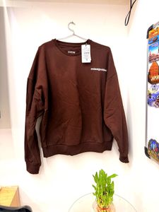 Brown SHEIN Missguided Sweatshirt
