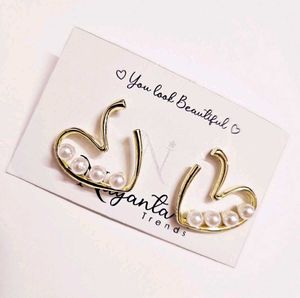 Combo Of 3 Korean Earrings
