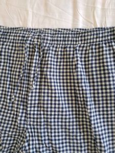 Classic Gingham Print Shorts