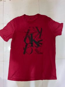 AX Red Graphic Tee - Size M