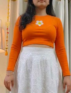Ribbed Cropped Top