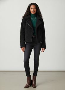 Express - Cozy Black Teddy Jacket (imported)