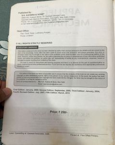 Applied Mechanics Book by A.K. Upadhyay