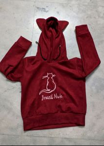 Shiny Furry Cat Hoodie