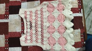 Crochet Lace Trim Crop Top
