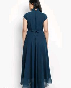 Elegant Teal Maxi Dress