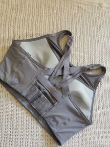 Comfortable Grey Sports Bra