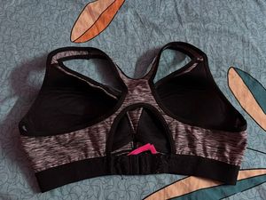 Gray Sports Bra
