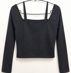 Dressberry Regular Sleeves Women Black Top