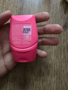 Pink sunscreen Bottle