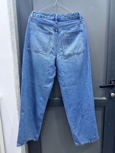 Uniqlo baggy blue jeans