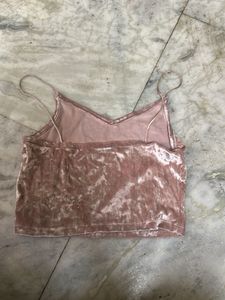 Velvet Camisole Top