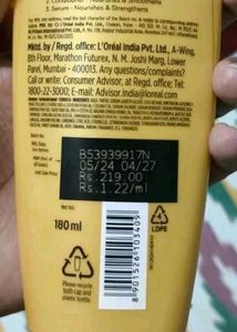 L'Oreal Extraordinary Oil Shampoo 180 Ml