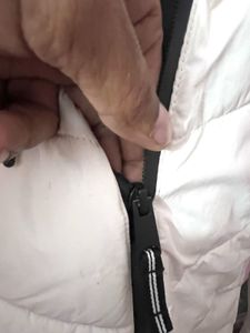 Stylish White Puffer Jacket