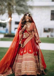 Sabyasachi Replaca Stunning Red Bridal Lehenga Cho