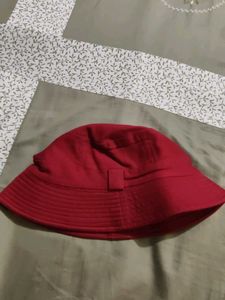 Red Bucket Hat for Women