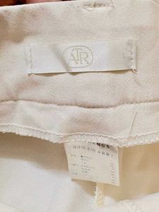 Korean wide flared pant (white)