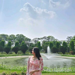 Elegant Pink Floral Top with Bell Sleeves