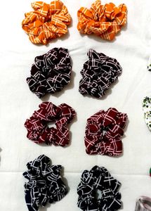 Polka Dot Scrunchies