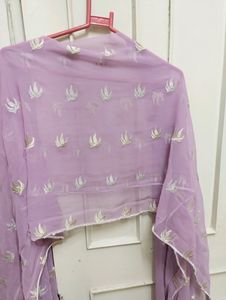 Lavender Embroidered Set