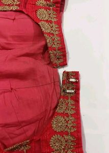 Red Embroidered Blouse