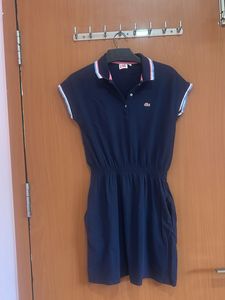 Lacoste Navy Blue Polo Dress standard just 140