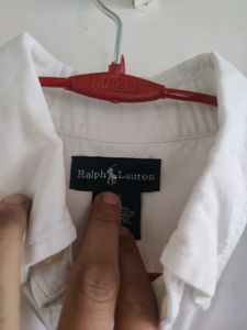 Ralph Lauren White Button-Down Shirt