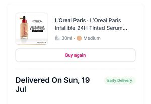 L'Oreal Infallible 24H Tinted Serum