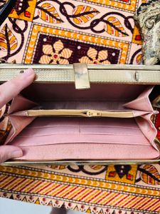 Vintage Beaded Clutch with Chain Strap
